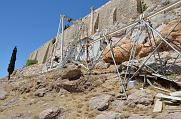 Building machines near Acropolis