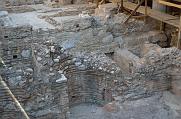 Excavation in front of the new Acropolis Museum