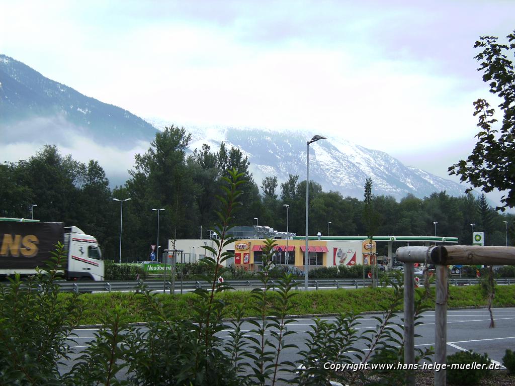 auf Rastplatz in Österreich