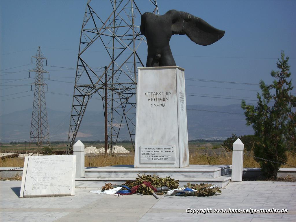 Denkmal bei den Thermopylen